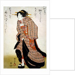 A Geisha in a Hurry by Utagawa Kuniyasu