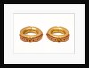 Pair of bangles set with rubies by Unknown