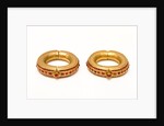 Pair of bangles set with rubies by Unknown