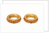 Pair of bangles set with rubies by Unknown