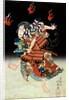 Nakamura Shikan II as Tadanobu by Shunbaisai Hokuei