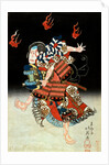 Nakamura Shikan II as Tadanobu by Shunbaisai Hokuei
