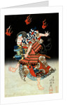 Nakamura Shikan II as Tadanobu by Shunbaisai Hokuei