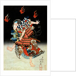 Nakamura Shikan II as Tadanobu by Shunbaisai Hokuei