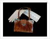 Handbag and glove by Unknown