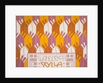 Scylla, design for a wall decoration by Kolo Moser