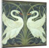Swan, Rush and Iris by Walter Crane