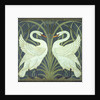 Swan, Rush and Iris by Walter Crane