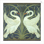 Swan, Rush and Iris by Walter Crane