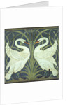 Swan, Rush and Iris by Walter Crane