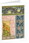 Columbines in ornament by Eugene Grasset