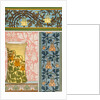 Columbines in ornament by Eugene Grasset