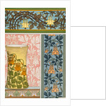 Columbines in ornament by Eugene Grasset