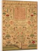 The Lord's Prayer Sampler. England, 1752 by Elizabeth Cridland