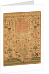 The Lord's Prayer Sampler. England, 1752 by Elizabeth Cridland