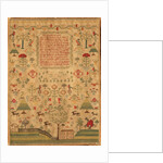 The Lord's Prayer Sampler. England, 1752 by Elizabeth Cridland