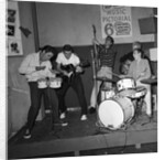 Cliff Richard and the Shadows during the filming of Expresso Bongo by Harry Hammond