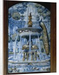 Fountain with Peacock, The Poynter Room at the V&A Museum by Edward Poynter