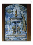 Fountain with Peacock, The Poynter Room at the V&A Museum by Edward Poynter