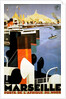 Marseille Porte de l'Afrique du Nord by Roger Broders
