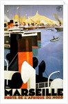 Marseille Porte de l'Afrique du Nord by Roger Broders