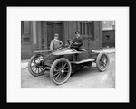 Graham White in racing car by Lafayette Portrait Studios