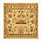 Sampler. England, 19th century by Sophia Stephens