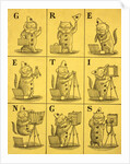Clown Cat with Camera Christmas card by Anonymous