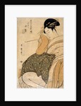 Woman with a pipe by Kitagawa Utamaro