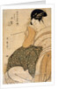 Woman with a pipe by Kitagawa Utamaro
