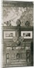 Wall Panelling and Display Cabinet by Anonymous