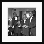 Jazz greats, Ben Webster, Roy Eldridge, Coleman Hawkins and Sonny Stitt by Harry Hammond