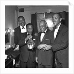 Jazz greats, Ben Webster, Roy Eldridge, Coleman Hawkins and Sonny Stitt by Harry Hammond