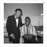 Little Richard with Gene Vincent by Harry Hammond