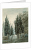 In the Garden of the Villa Pomfili, Rome by John Robert Cozens