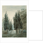 In the Garden of the Villa Pomfili, Rome by John Robert Cozens