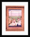 Shah Jahan with one of his sons by Unknown