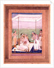 Shah Jahan with one of his sons by Unknown