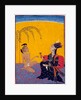 Laila visiting her lover Majnun in the desert. North India, 1730 by Unknown