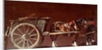 A cart & two horses by John Constable