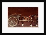 A cart & two horses by John Constable