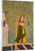 Woman with a parrot. India, 18th century by Unknown