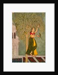 Woman with a parrot. India, 18th century by Unknown