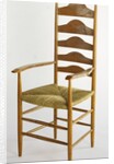 Ladder backed armchair by Ernest William Gimson