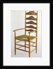 Ladder backed armchair by Ernest William Gimson