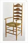 Ladder backed armchair by Ernest William Gimson