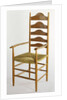 Ladder backed armchair by Ernest William Gimson