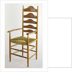 Ladder backed armchair by Ernest William Gimson