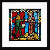 Christ's Temptation in the Wilderness. Troyes, France, early 13th century by Unknown