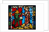 Christ's Temptation in the Wilderness. Troyes, France, early 13th century by Unknown